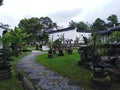 Chinese Antique architecture Surrounded by Green Trees in singapore